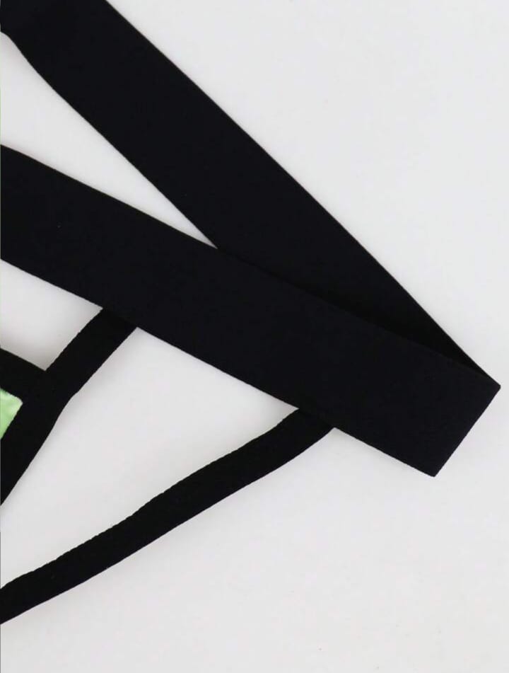 Men's Fashionable Fresh Light Green Breathable Briefs For Men